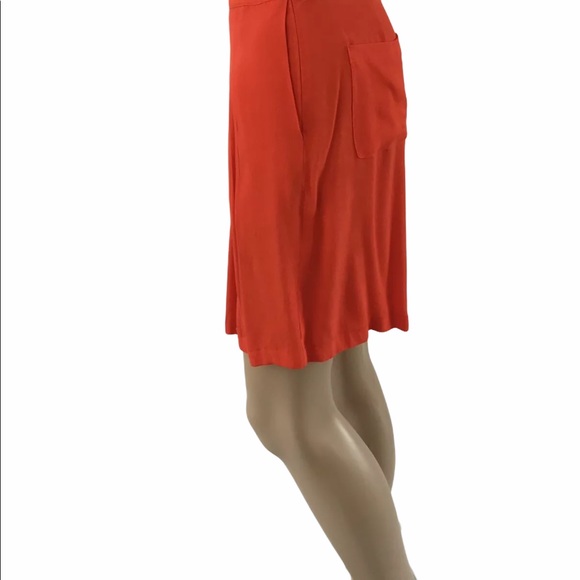 Sunday in Brooklyn dressy Shorts 6 pleated orange Anthropologie - Picture 3 of 11